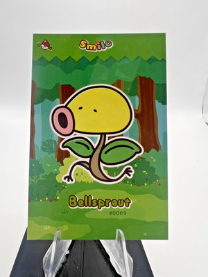Bellsprout #69 - Cracked Ice Holo - Smile Card Database- Pokemon