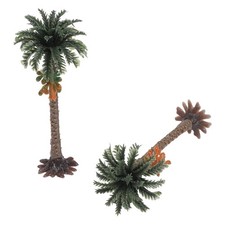 10 Pcs Model Trees Palm Scale Tree Coconut Palm Rainforest Scenery Dioramas New