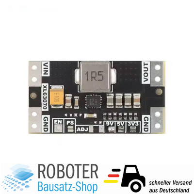 TPS63070 Buck-Boost Modul Automatische Step-Up/Step-Down Spannungsregelung 9V DC