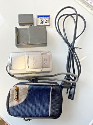 Canon PowerShot S50 Digitalkamera CCD Retro Digicam getestet kompett