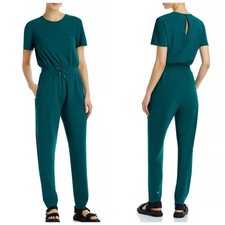 Sweaty Betty Explorer Jumpsuit Retro Green 14 XL Elastic Waist Drawstring Pocket