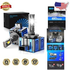 D1s Hid Xenon Bulbs 30000lm 6000k Cool White Off-road Fog Lights 2pk