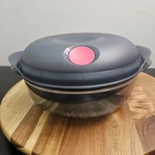 Tupperware Heat 'N Serve Microwave Container Bowl 1.5 L #5411A-2, 5412A-3
