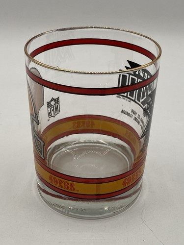 San Francisco 49ers Super Bowl 23, NFL 1989 Tumbler Rocks Trinkglas - Bild 4 von 7