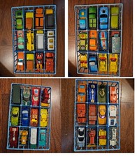 Matchbox Cars Diecast Lot 48 Lesney mix of 1-75 Superfast 1960s 1970s Carry Case