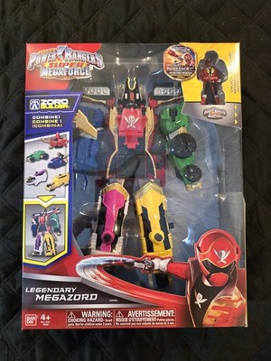 Power Rangers Super Megaforce Legendary Megazord Zord CIB Saban Bandai