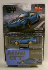 PORSCHE 911 GT2 RS BLUE MIJO EXCLUSIVE TSM MODEL MINI GT DIECAST 2022