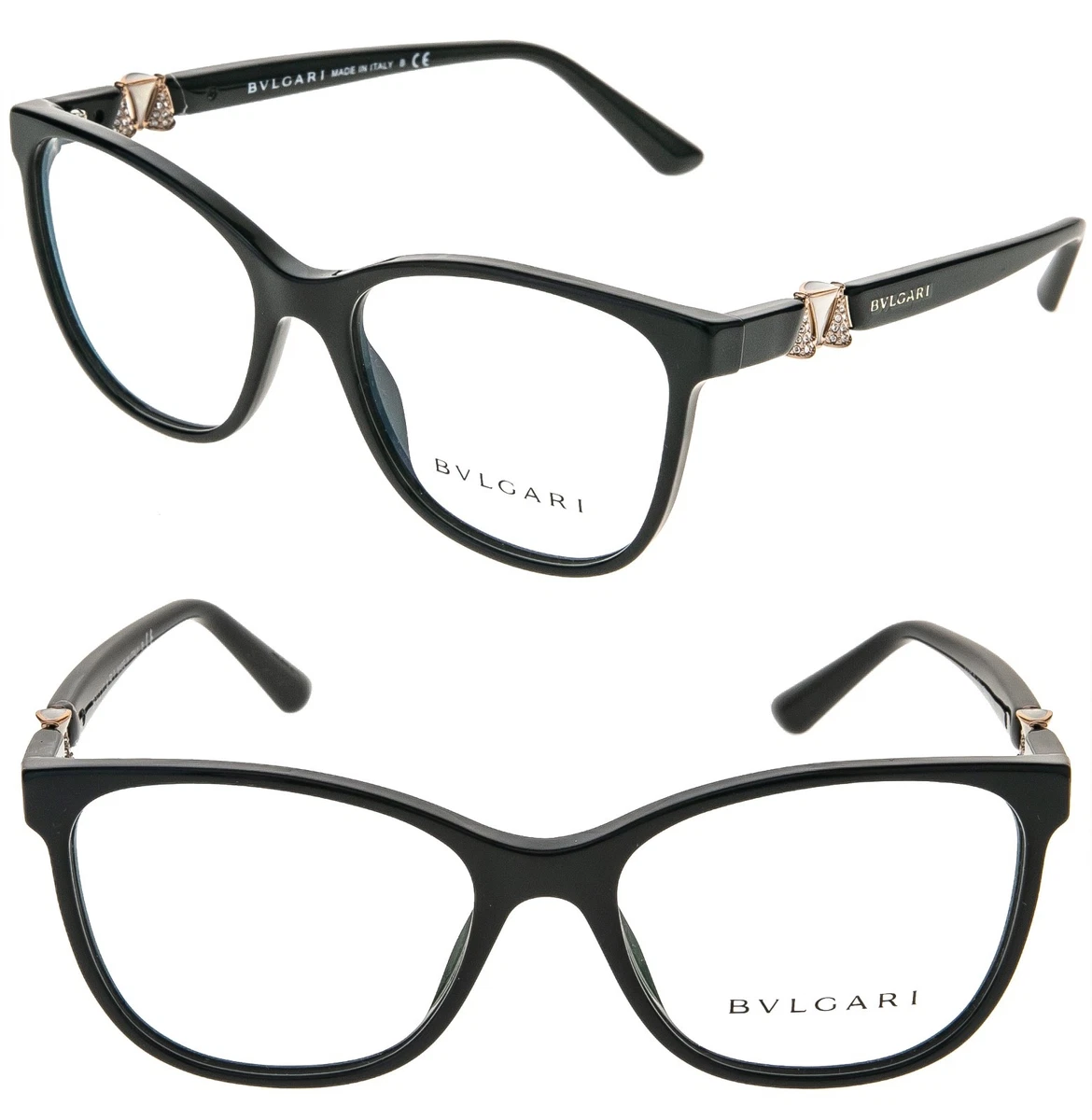 Bvlgari Black Square Eyeglass Frames for sale | eBay display picture 1