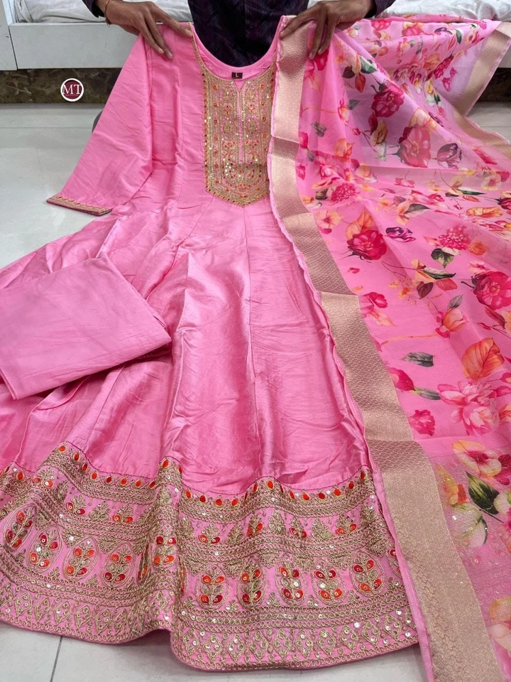 印度设计师全新 SALWAR KAMEEZ 婚礼宝莉伍德 PAKISTANI 派对服装连衣裙 — 第 4/4 张图片
