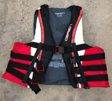 O'Brien Watersports 4 Buckle Type III PFD Ski Vest 2XL 48" to 52" Red/Black