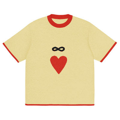 Knitted indie magic infinity heart classic tee