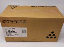 Box of 4 Genuine Ricoh SP 8200A Black Toner Cartridge 820076