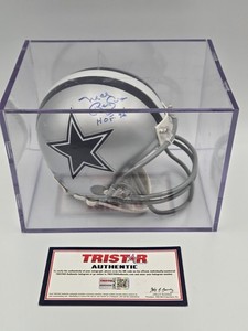 ​Mel Renfro Signed Dallas Cowboys Mini Helmet Autographed TRISTAR HOF 96...
