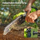 Mini Cordless Chainsaw 8" & 6" Electric Battery Powered 1000W Handheld Wood Cutt