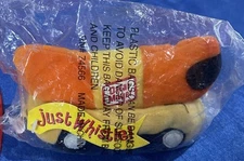 Oscar Mayer Meyer Wiener Mobile Bean Bag Plush Toy Just Whistle NEW n Package 6”