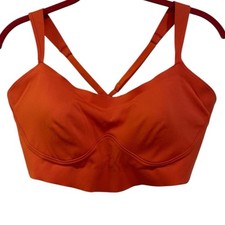 Sujetador deportivo inalámbrico Free People Movement Go Getter XL naranja