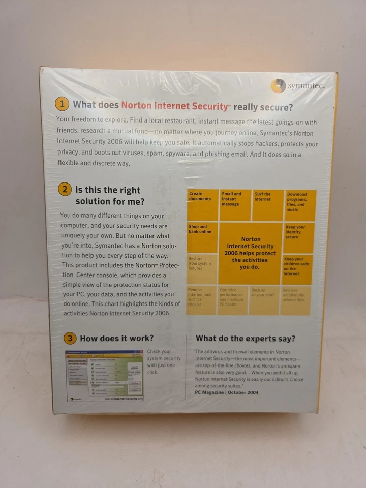 Norton Internet Security 2006 - BRAND NEW SEALED WINDOWS Xp/2000 - Image 2 of 4