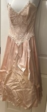 Jessica McClintock Gunne Sax Vintage 80s Prom Dress Light Pink Size 7/8 Read