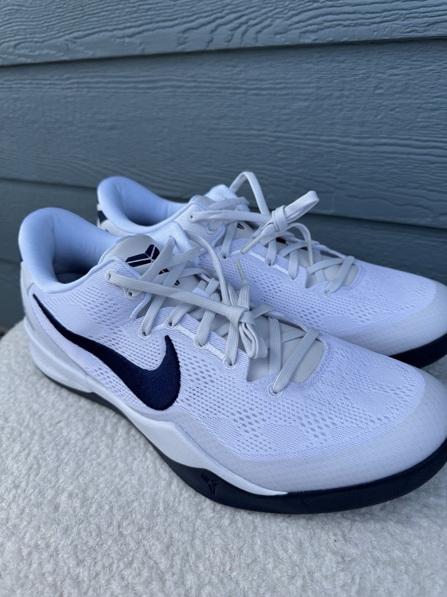 シューズ(男性用) NIKE KOBE 8 PROTRO Nike Kobe 8 Protro TB Promo Basketball Shoes White Blue
