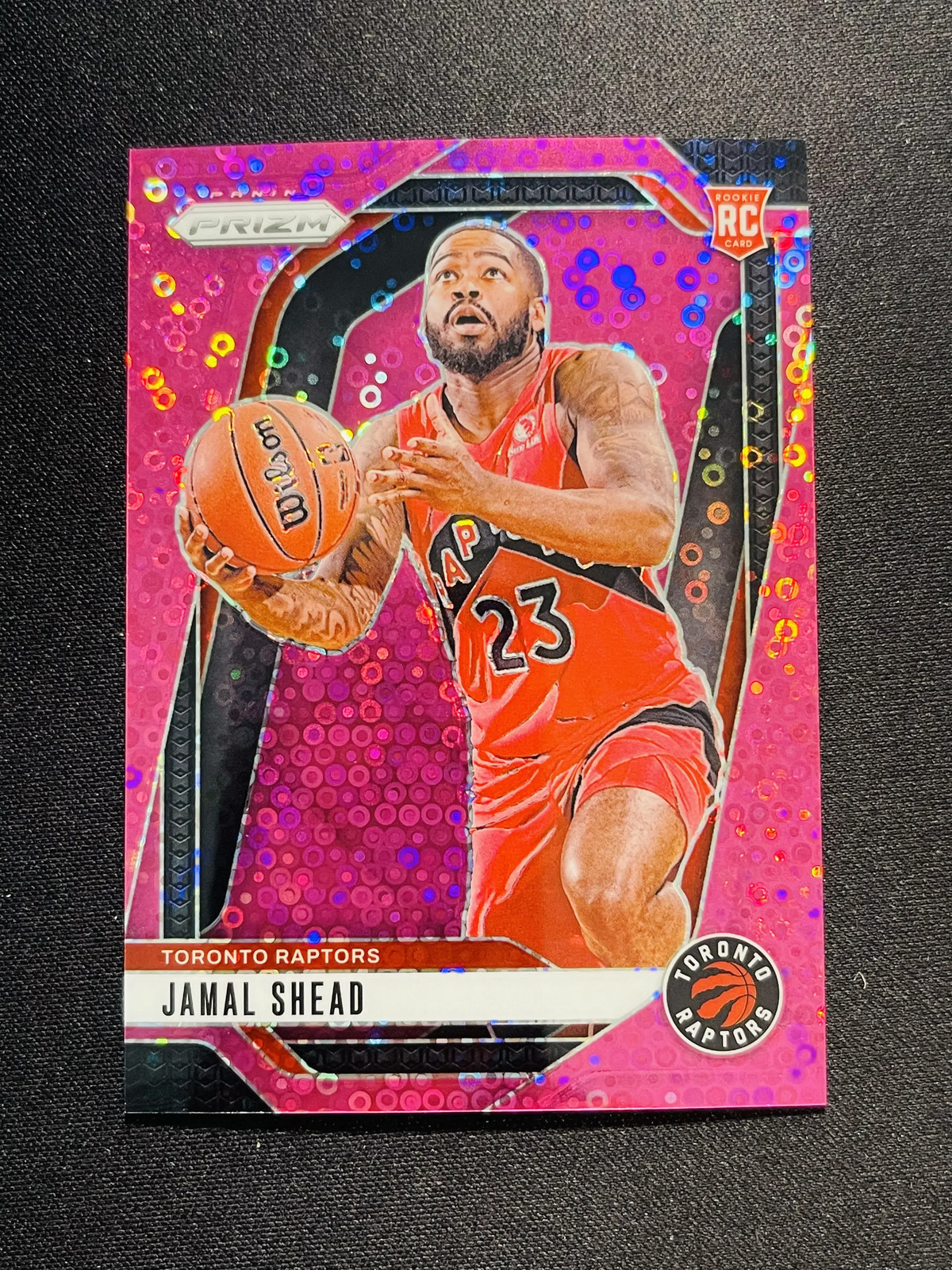2024-25 Panini Prizm Jamal Shead #241 Pink Fast Break 18/50 RC Rookie XP65