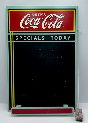Offizielle Holztafel der Marke Coca-Cola & Gummi befestigt 42,5 cm x 28,5 cm