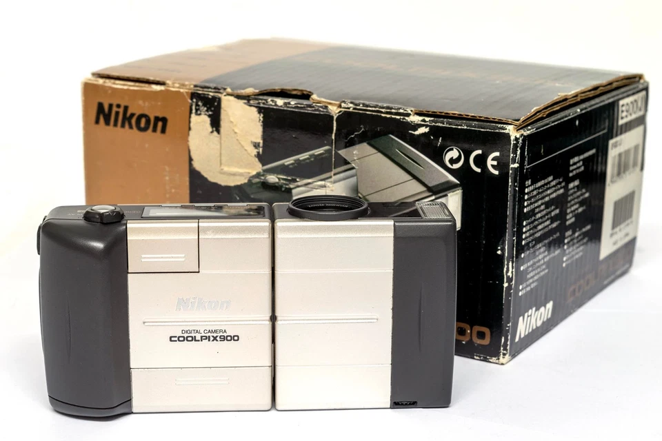 Rare and working Nikon Coolpix E900 digital camera boxed matching numbers! - Bild 2 von 4