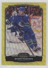 2022-23 O-Pee-Chee Platinum Yellow Surge Quinn Hughes #76 ka7