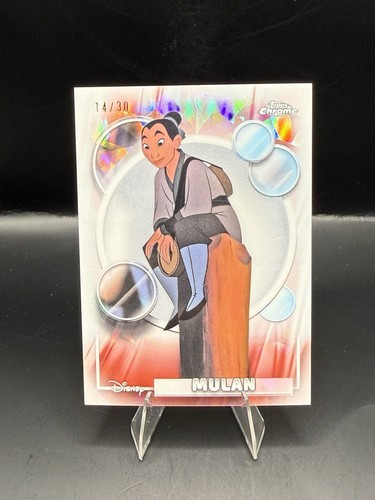 2026 Topps Chrome Disney Sapphire - Mulan White Sapphire /30