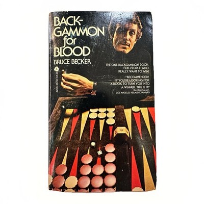 BackGammon for Blood by Bruce Becker SC 1975