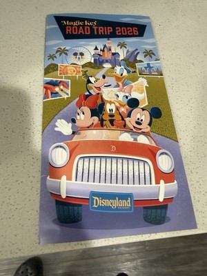 Disneyland Magic Key Road Trip 2026 Event Booklet & 3 Air Fresheners