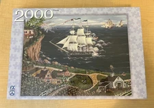 NEW FX SCHMID 78958 USS CONSTITUTION 2000 Piece Puzzle Historial Navy SEALED