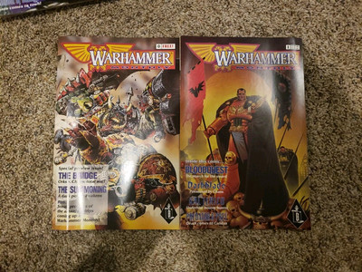   Warhammer Monthly #0 PROMO And #1 1998 VG-NM  