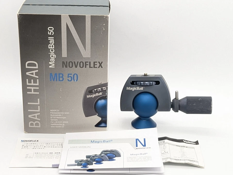 [Near MINT in Box] Novoflex Magic Ball 50 MB50 Ball Head from Japan #674-31776 - Image 2 of 4