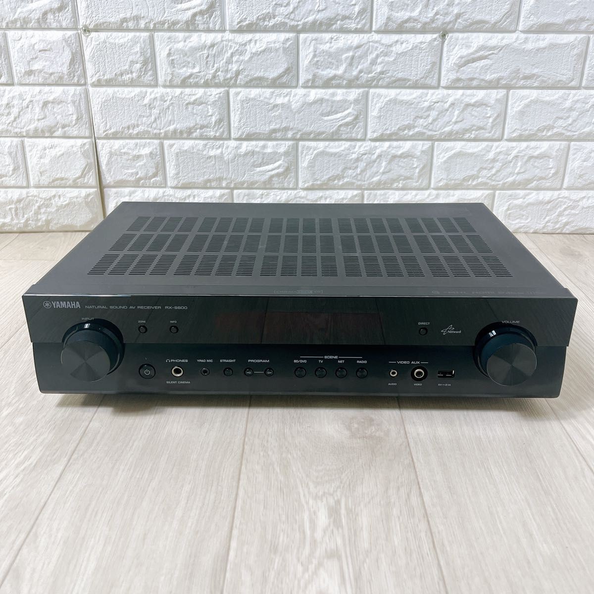 YAMAHA RX-S600 AV Receiver 5.1ch w/ Accessory Tested Japan