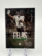 2021 Panini Chronicles Luminance Update Rookies Justin Fields #203 Green (RC)