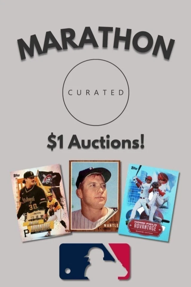 3-Day MLB Singles Marathon! Over 1,800 Cards Raw & Graded!