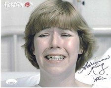 Adrienne King signed 8x10 Photo Alice Hardy Friday the 13th JSA Authentication