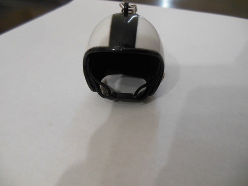 Casco da corsa moto ** portachiavi / retrò anni '70 ** spedizione gratuita - Foto 4 di 6