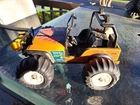 Vintage TONKA Baja Jeep Rare Metal Rubber Tire Battery Tested 4 WD Drive Fwd-Rev