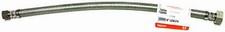 16-In. Faucet Connector, Braided Stainless Steel, 3/8 Compression x 1/2-In. FIP