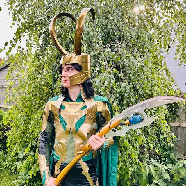 Loki Helmet-Marvel's Movie Character-Medieval Helmet Replica For Cosplay |  eBay