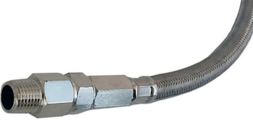 22" Air Compressor Leader Hose w/Check Valve 1/8"npt Male to 1/4"npt Male - Picture 5 of 24