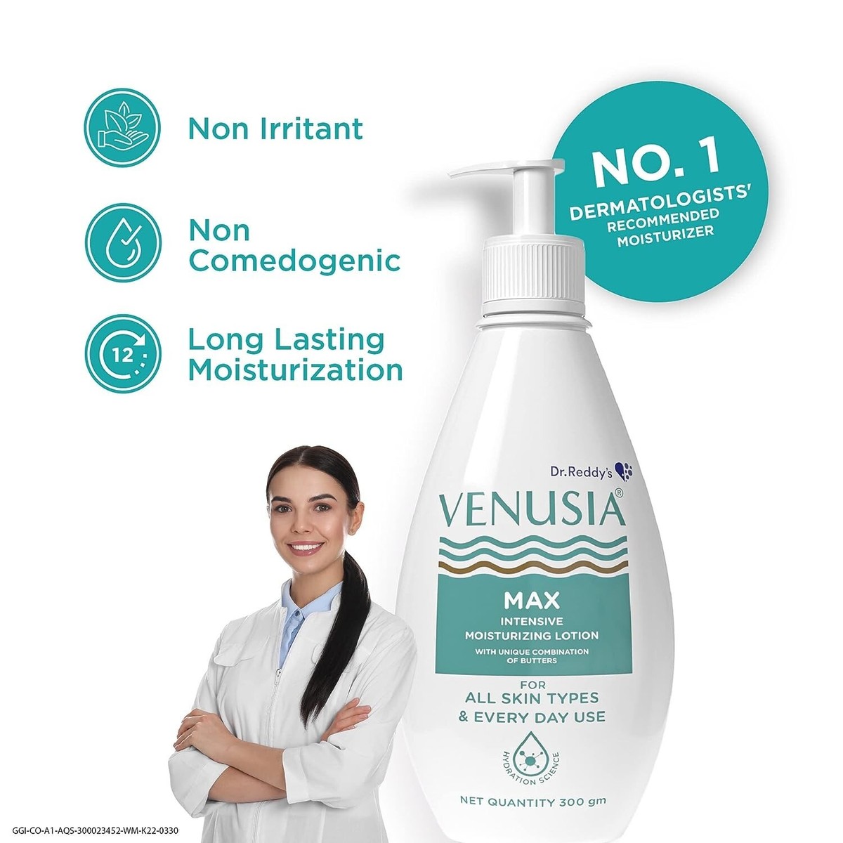 Dr. Reddy Venusia Max Intensive Moisturizing Lotion 300 gr | eBay
