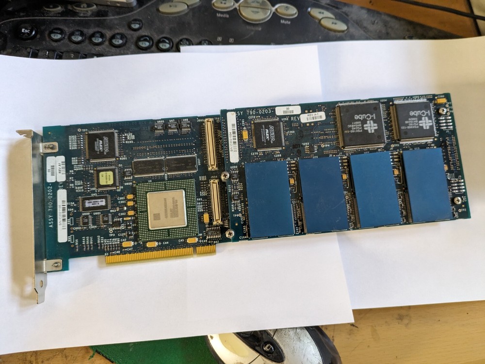 Altera Flex PCI Card ASSy 790-0202 Rev A1 With ASSY 790-0203