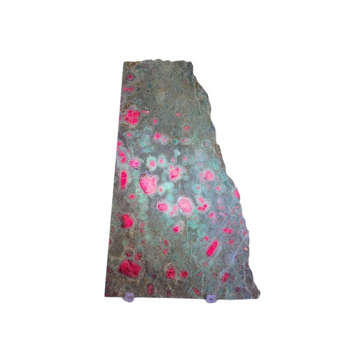 Rubin in Fuchsite, Indien, Kyanit, Platte, Kabbing grob, #R-6515 - Bild 5 von 12