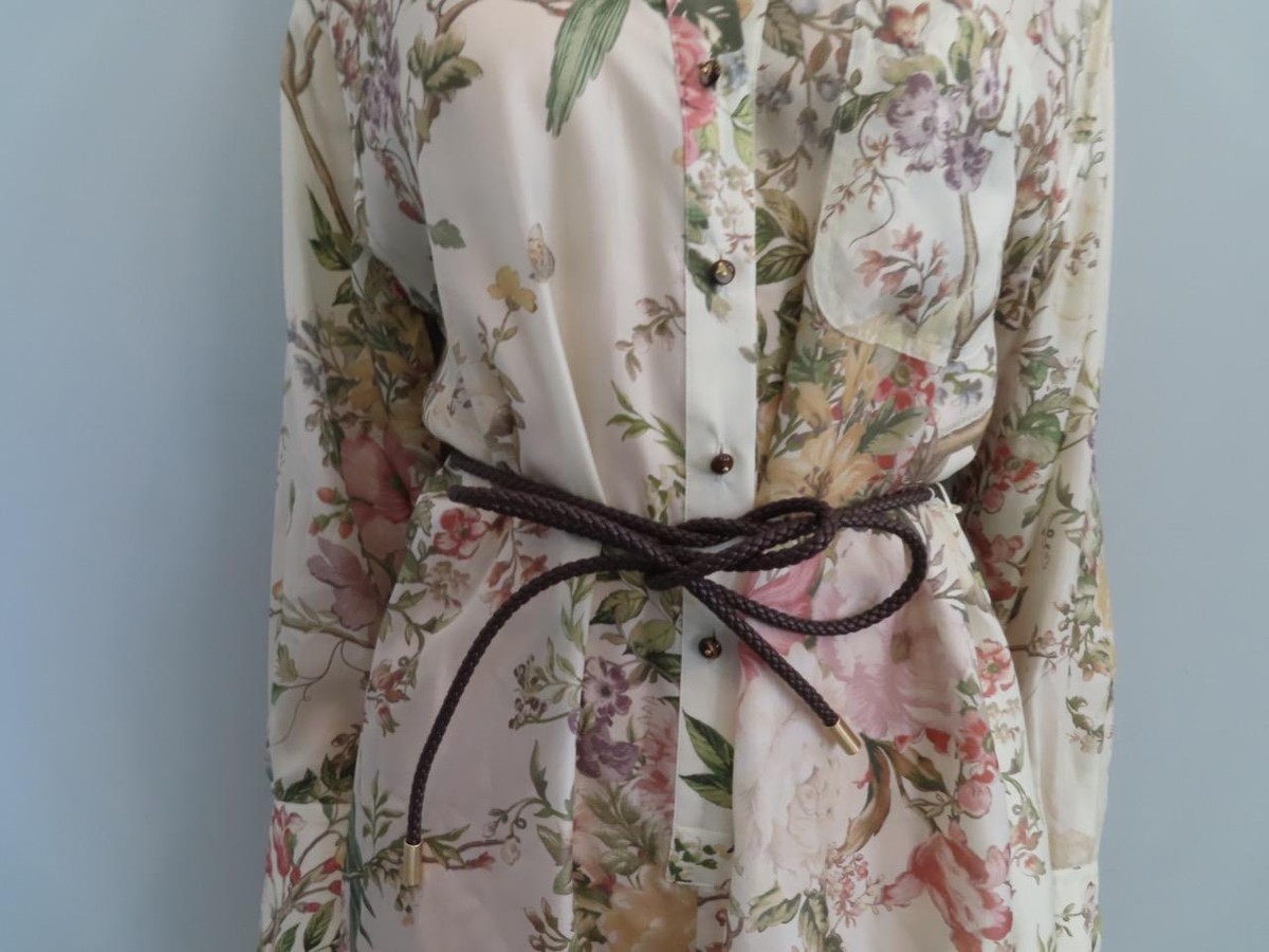 NWT ZIMMERMANN Cream Floral Waverly Playsuit/Romper AU 0/US