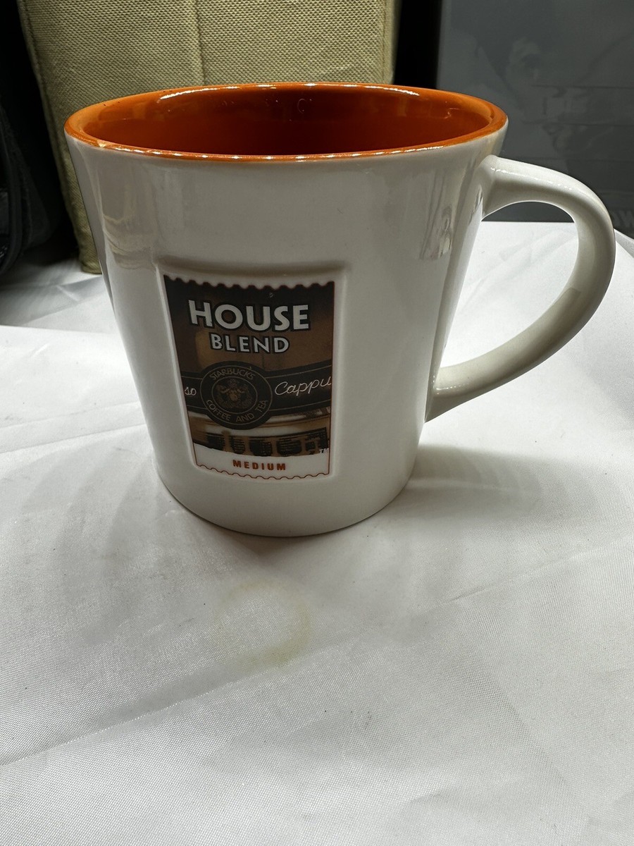 Starbuck's House Blend Coffee Mug , Size 16 fl Oz, Map Depicts Latin America