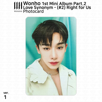 Wonho 1st Mini Album Love Synonym #2 Right for Us Official