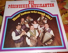 DDR  AMIGA + Die P&ouml;ssnecker Musikanten + Heut laden wir .+ Schallplatte Vinyl
