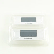 2 Clarins Ombre Minerale Wet & Dry Eyeshadow SLATE BLUE 10 - 2 Full Size Testers